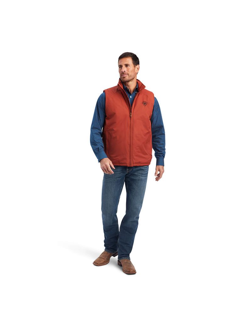 Gilet Ariat Team Logo Insulated Marron | QSO-5023968