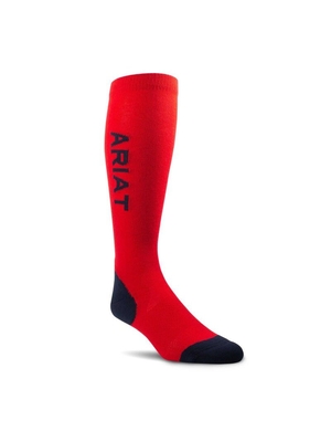 Chaussettes Ariat Performances Rouge | LJP-2774454