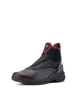 Bottes D'équitation Ariat Ascent Paddock Noir Bordeaux | TFB-5588634