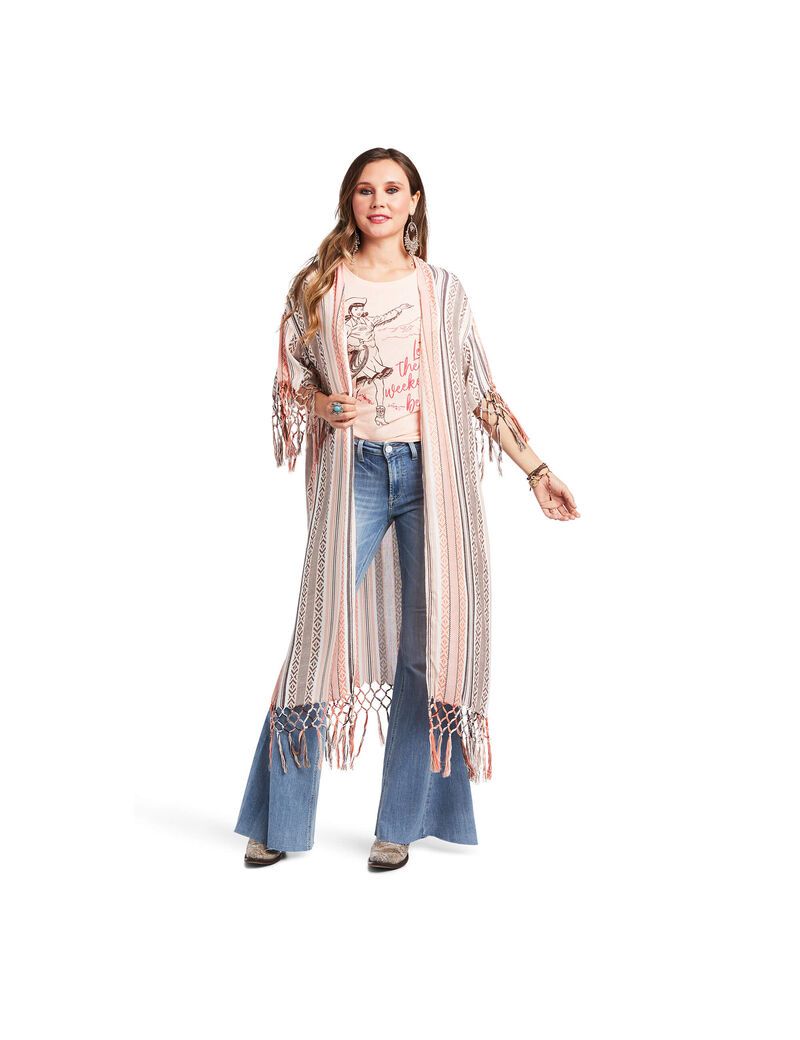 Hauts Ariat Sunset Kimono Wrap Multicolore | NHU-3344070