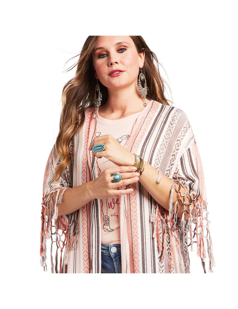 Hauts Ariat Sunset Kimono Wrap Multicolore | NHU-3344070