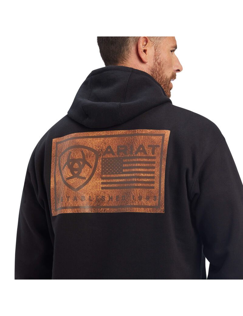 Sweats Ariat EST Block Noir | KEF-3685281