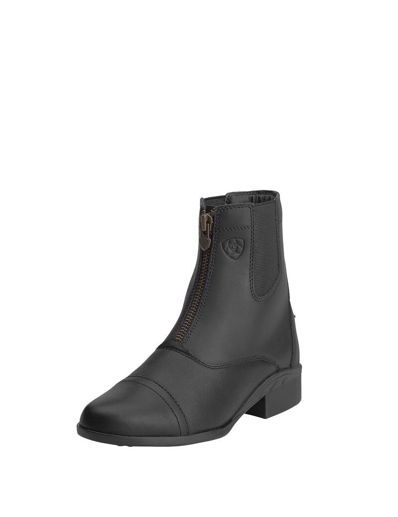 Bottes D'équitation Ariat Scout Zip Paddock Noir | AIM-7369005