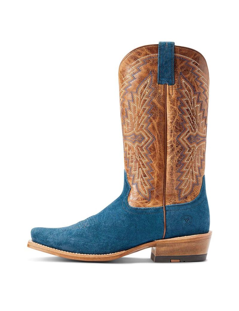 Bottes Western Ariat Futurity Showman Grise Bleu | WNB-5963029