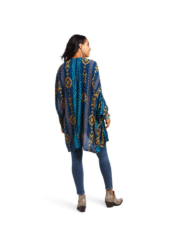 Hauts Ariat Ella Kimono Wrap Multicolore | KBB-3453367