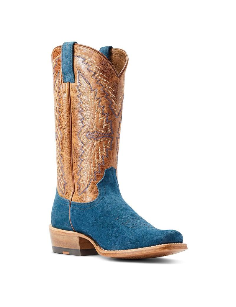 Bottes Western Ariat Futurity Showman Grise Bleu | WNB-5963029