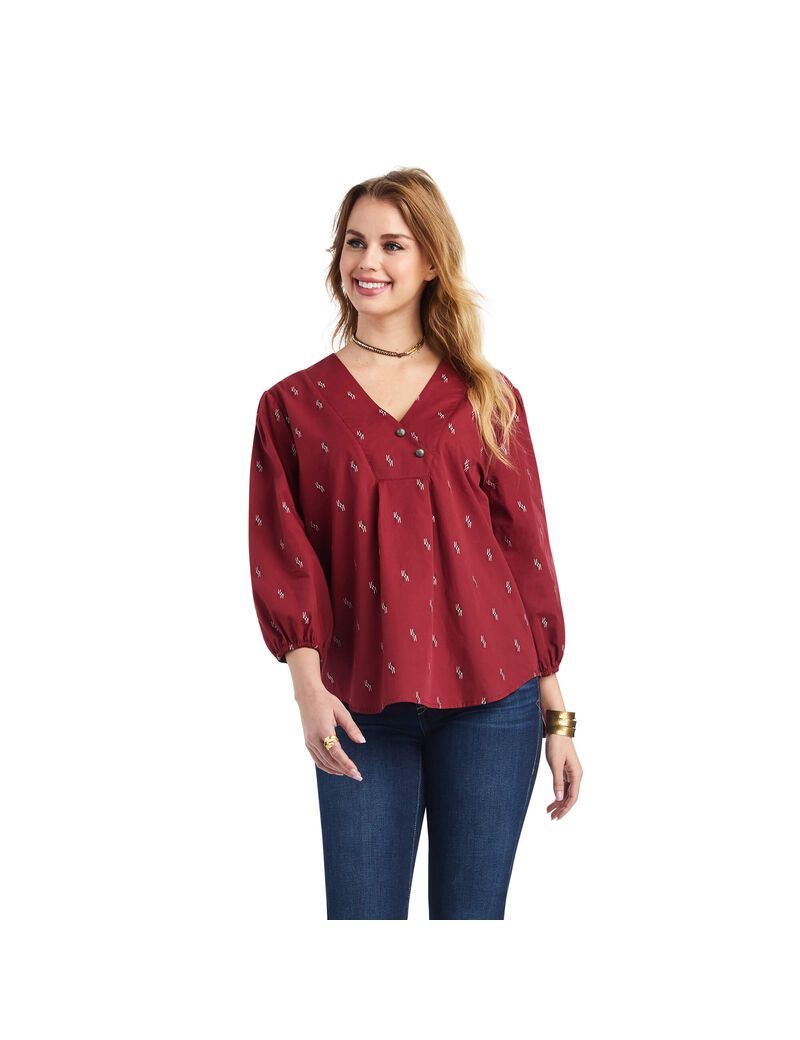 Hauts Ariat Peasant Chimayo Blouse Multicolore | QAE-6519720