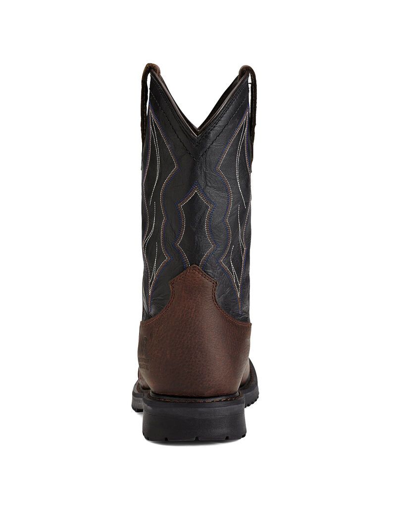 Bottes Imperméables Ariat RigTek Larges Square Embout Composite Embout Travail Marron | TLC-5340480