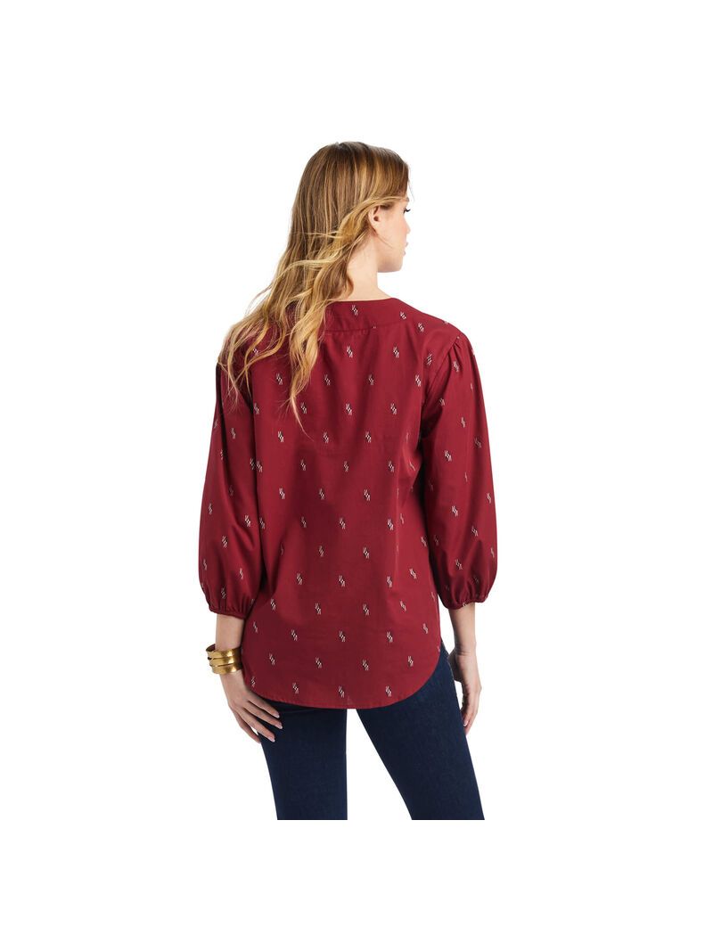 Hauts Ariat Peasant Chimayo Blouse Multicolore | QAE-6519720