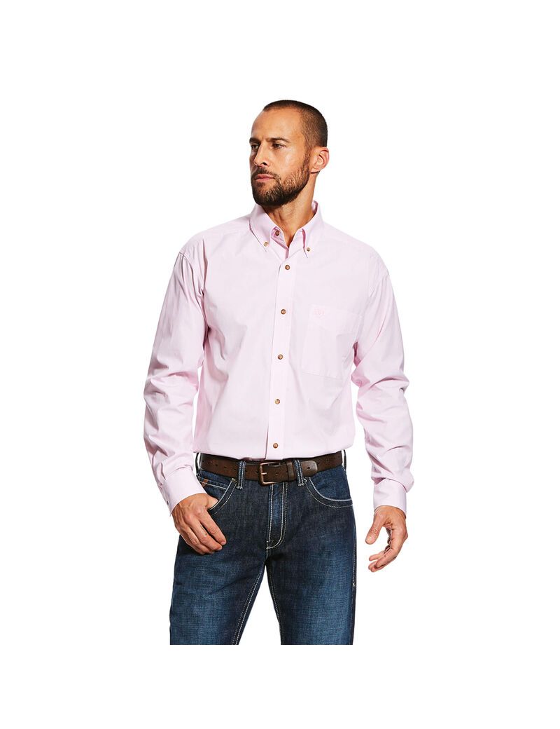 Chemises De Costume Ariat Pro Series Dayne Mini Stripe Rose | HHA-6618396