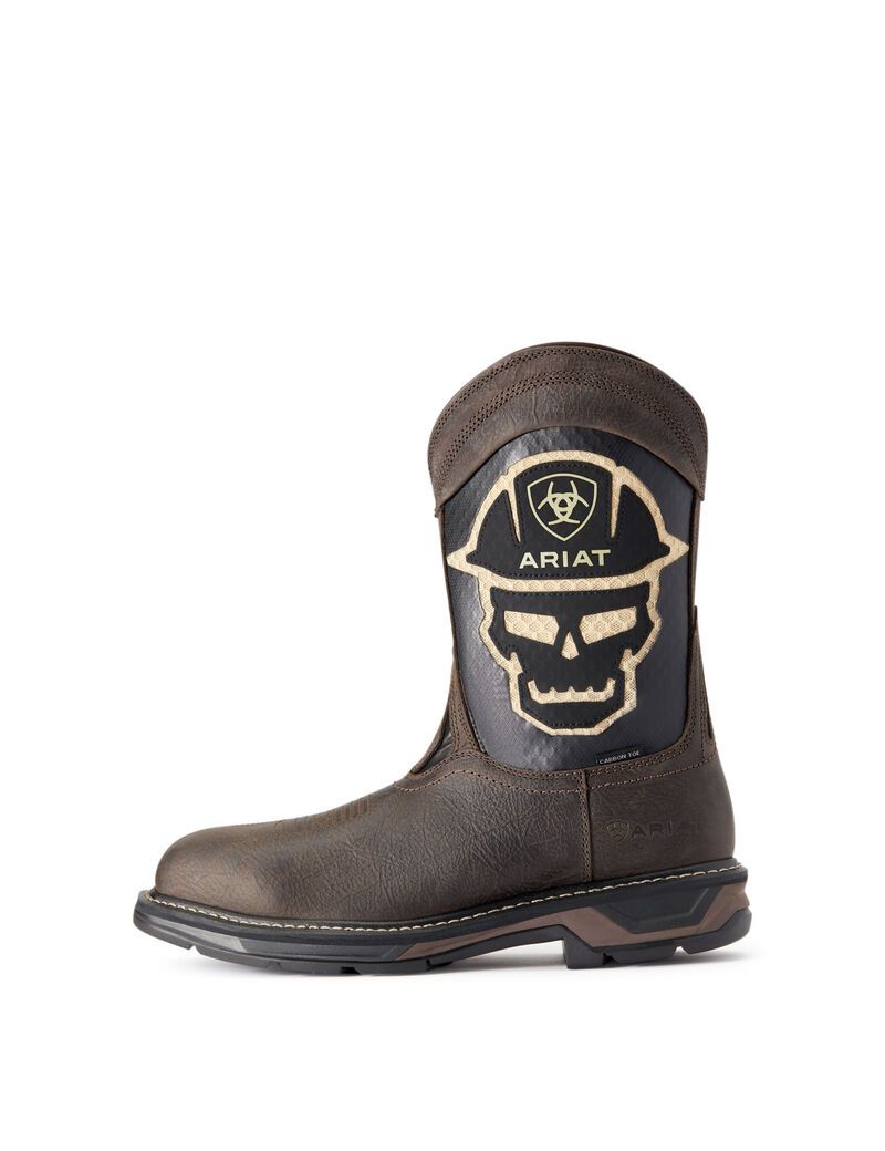 Bottes de Travail Ariat WorkHog XT VentTEK Bold Carbon Embout Cafe | KQD-8149756