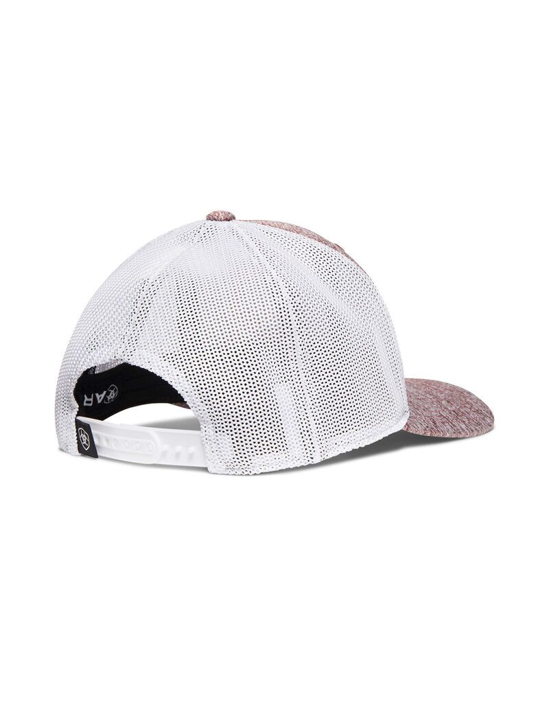 Casquettes Ariat Offset Shield Bordeaux | UHM-2495789