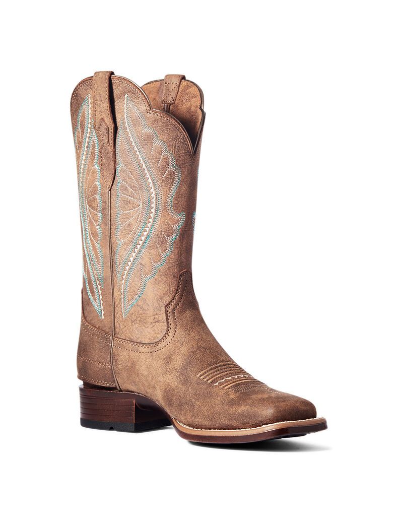 Bottes Western Ariat Primetime Ez Zip Marron | JIH-4725565