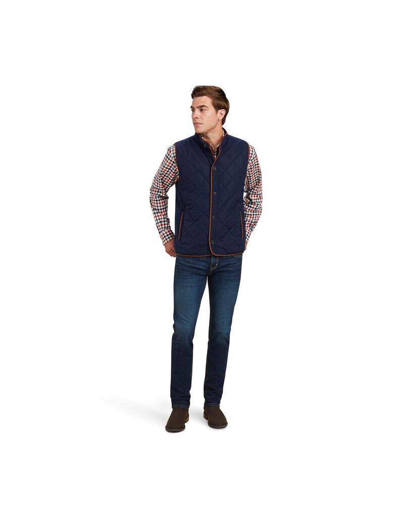 Gilet Ariat Woodside Bleu Marine | XTE-3674463