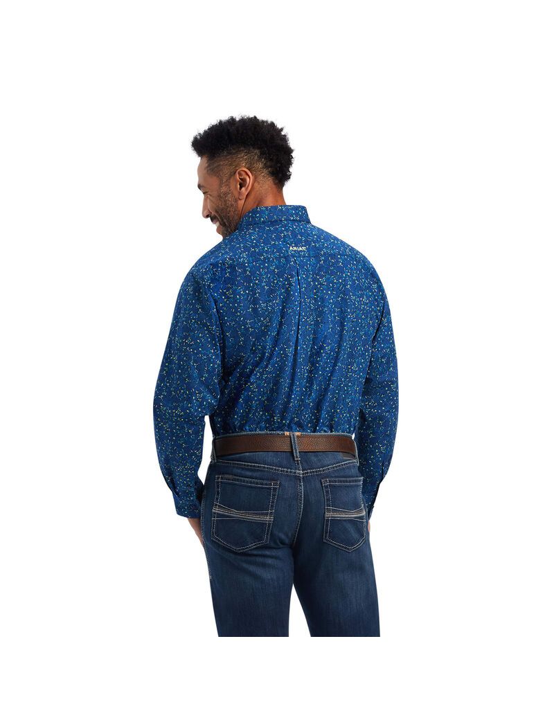 Chemises De Costume Ariat Benji Classiche Fit Bleu | MGJ-4928785