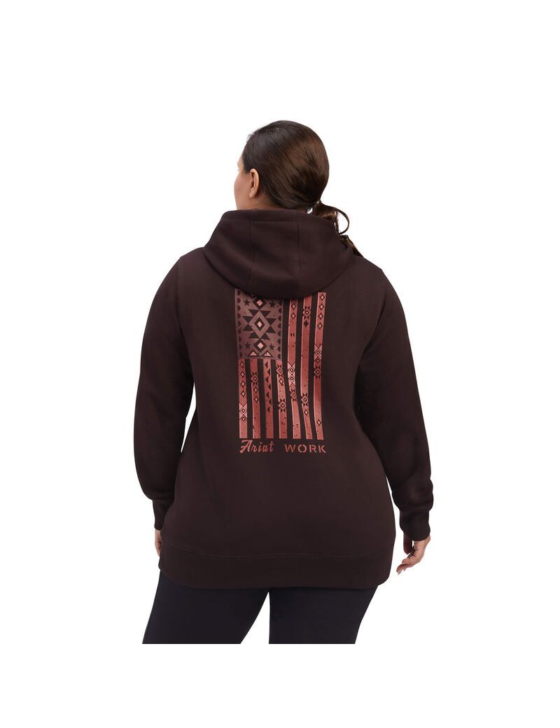 Vêtements De Travail Ariat Rebar Aztec Flag Graphique Hoodie Multicolore | VSJ-1203964