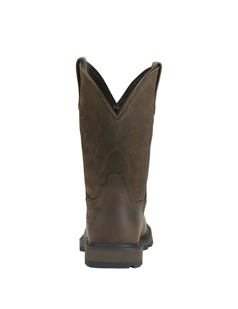 Bottes de Travail Ariat Groundbreaker Steel Embout Marron | AII-3146262