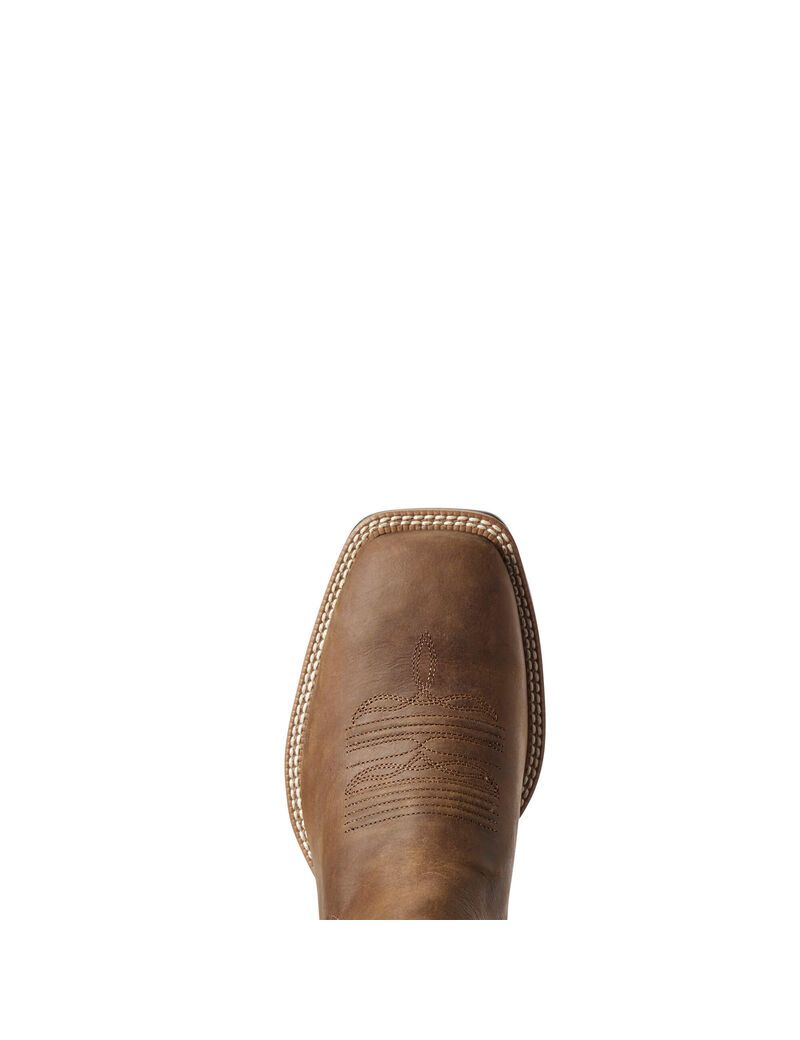 Bottines Chelsea Ariat Booker Ultra Western Marron | BEX-3531915