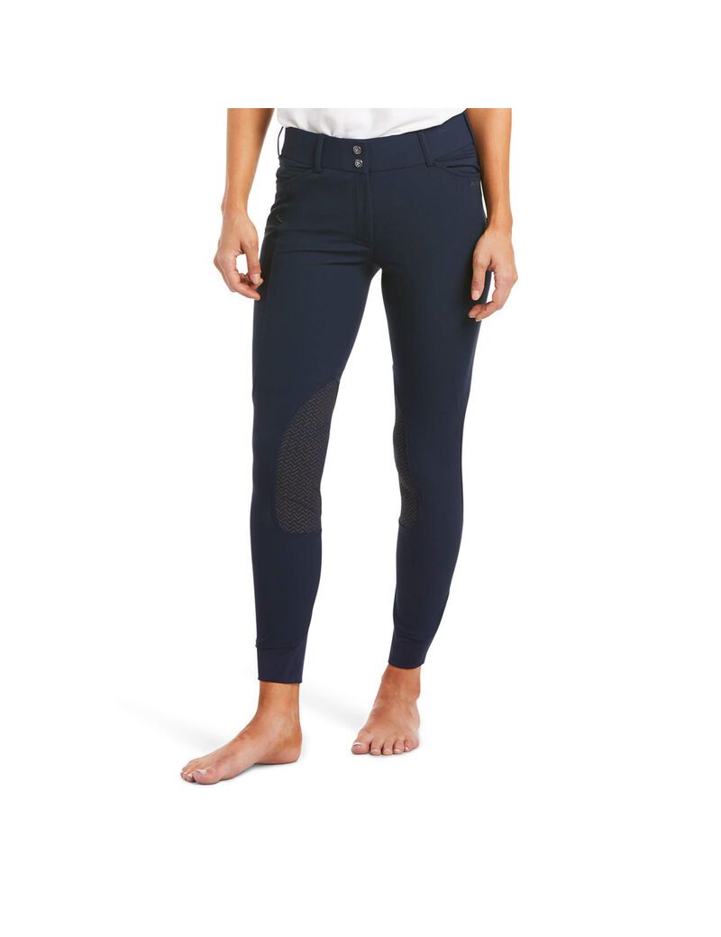 Pantalon Ariat Prelude Knee Patch Breech Bleu Marine | LVX-7092687