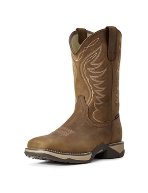 Bottes Western Ariat Anthem Imperméables Marron | RZG-3208375