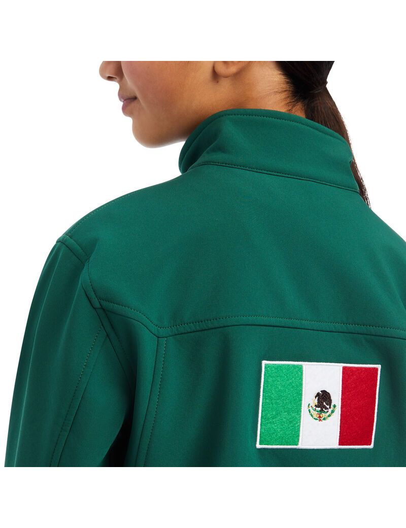 Vestes Ariat New Team Softshell MEXICO Multicolore | PWE-1137884