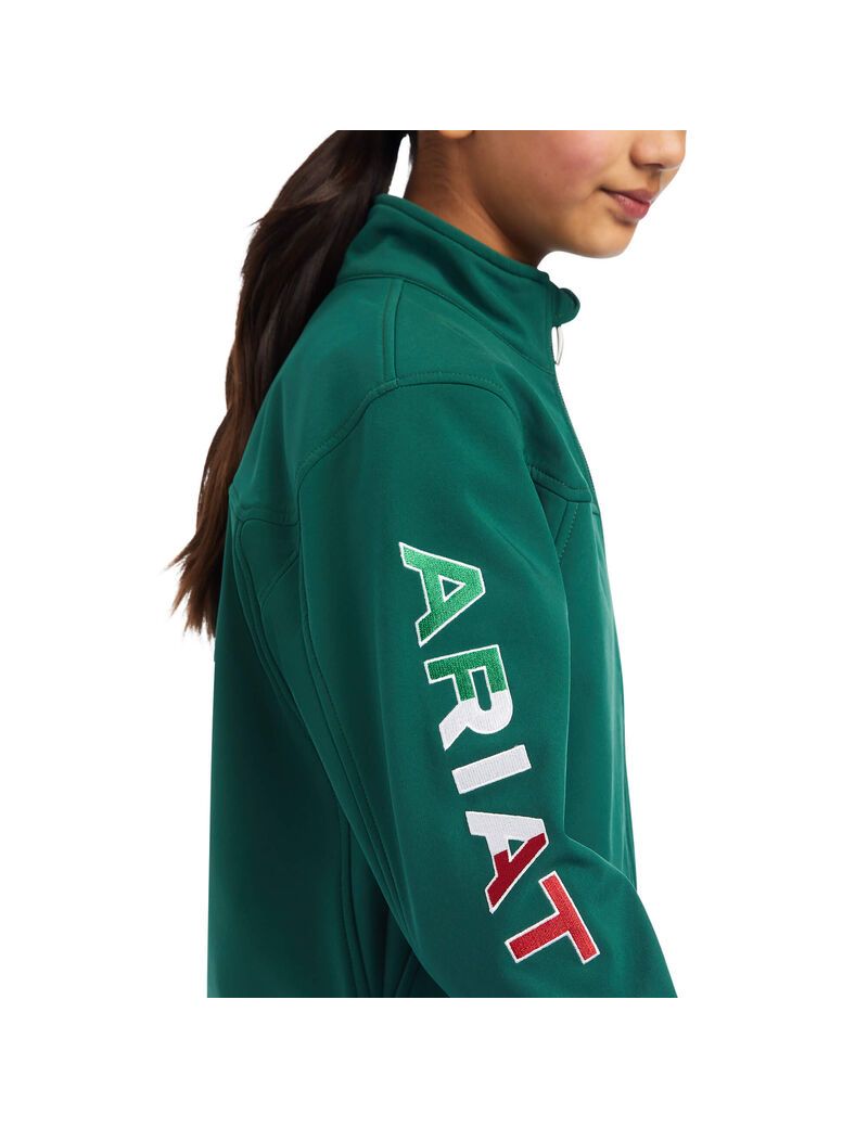 Vestes Ariat New Team Softshell MEXICO Multicolore | PWE-1137884