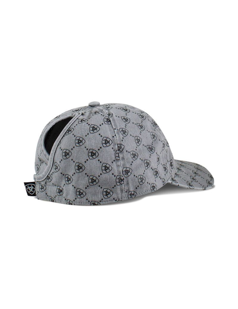 Casquettes Ariat Shield logo print Grise | PGB-0751200