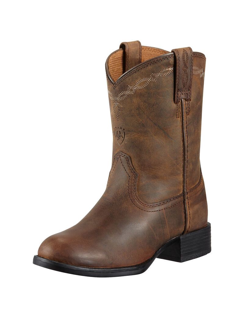 Bottes Western Ariat Heritage Roper Marron | PDB-5694223