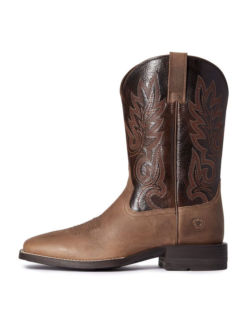 Bottes Western Ariat Layton Marron | UQX-7061263