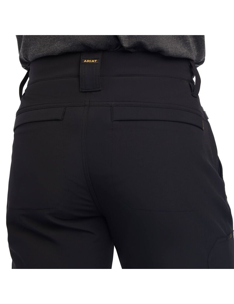 Pantalon Ariat Rebar M5 Droit DuraStretch DriTEK Softshell Droit Noir | TMV-2475904