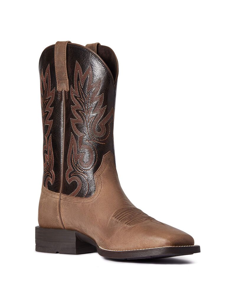 Bottes Western Ariat Layton Marron | UQX-7061263