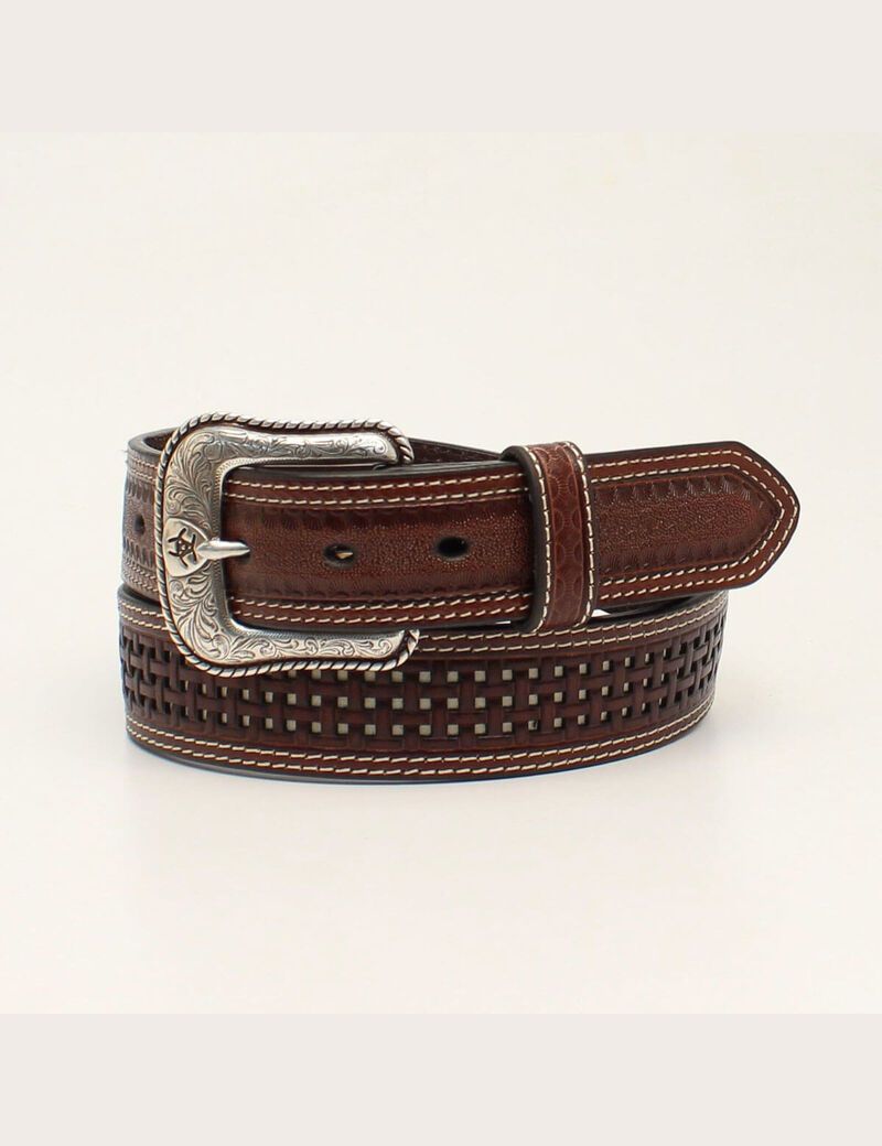 Ceintures Ariat Lattice Marron | AMP-2579216