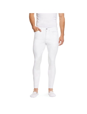 Pantalon Ariat Tri Factor Grip Knee Patch Breech Blanche | KGY-4054478