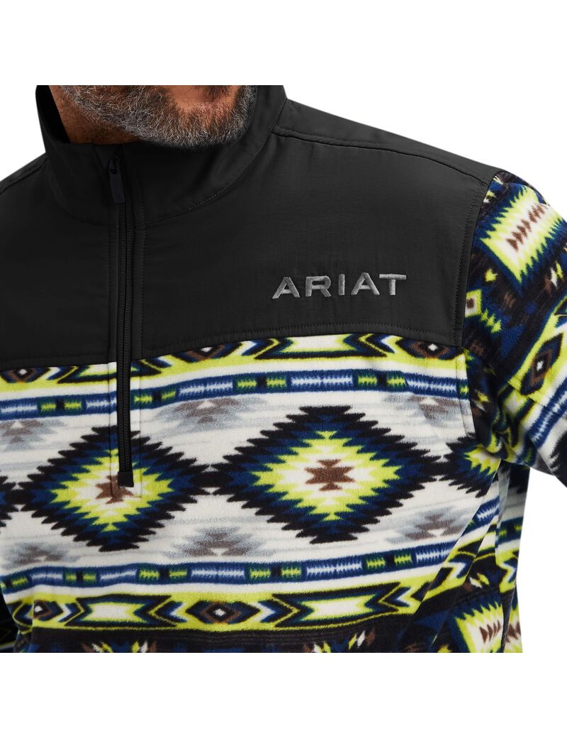 Sweats Ariat Basis 2.0 1/4 Zip Vert Clair | UAV-5114137