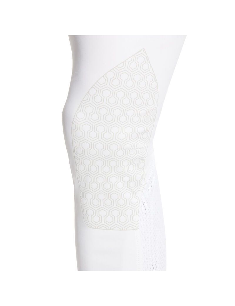 Pantalon Ariat Tri Factor Grip Knee Patch Breech Blanche | KGY-4054478