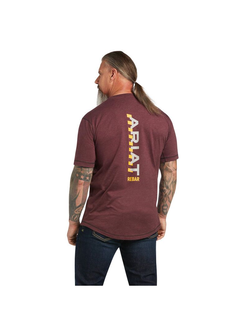 Vêtements De Travail Ariat Rebar Workman Logo T Shirts Multicolore | FKD-2212157