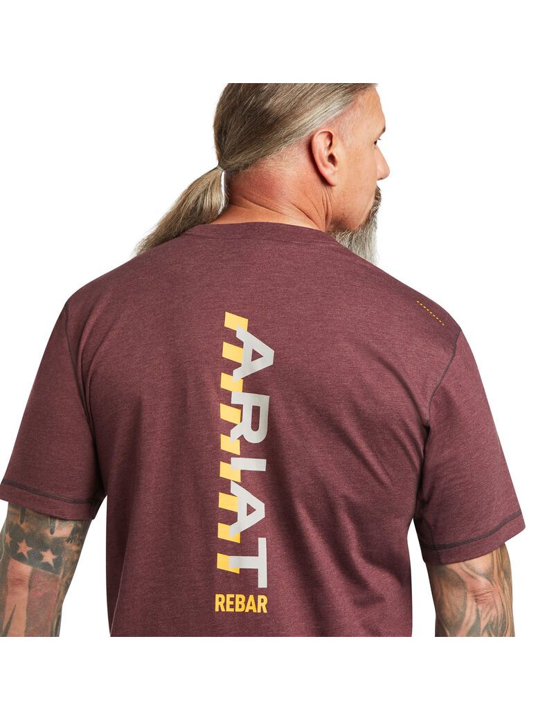 Vêtements De Travail Ariat Rebar Workman Logo T Shirts Multicolore | FKD-2212157