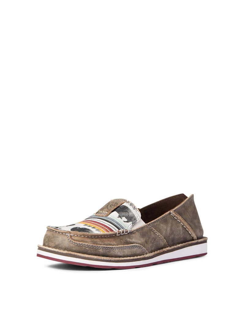 Baskets Ariat Cruiser Beige Grise Marron | DYC-9426588