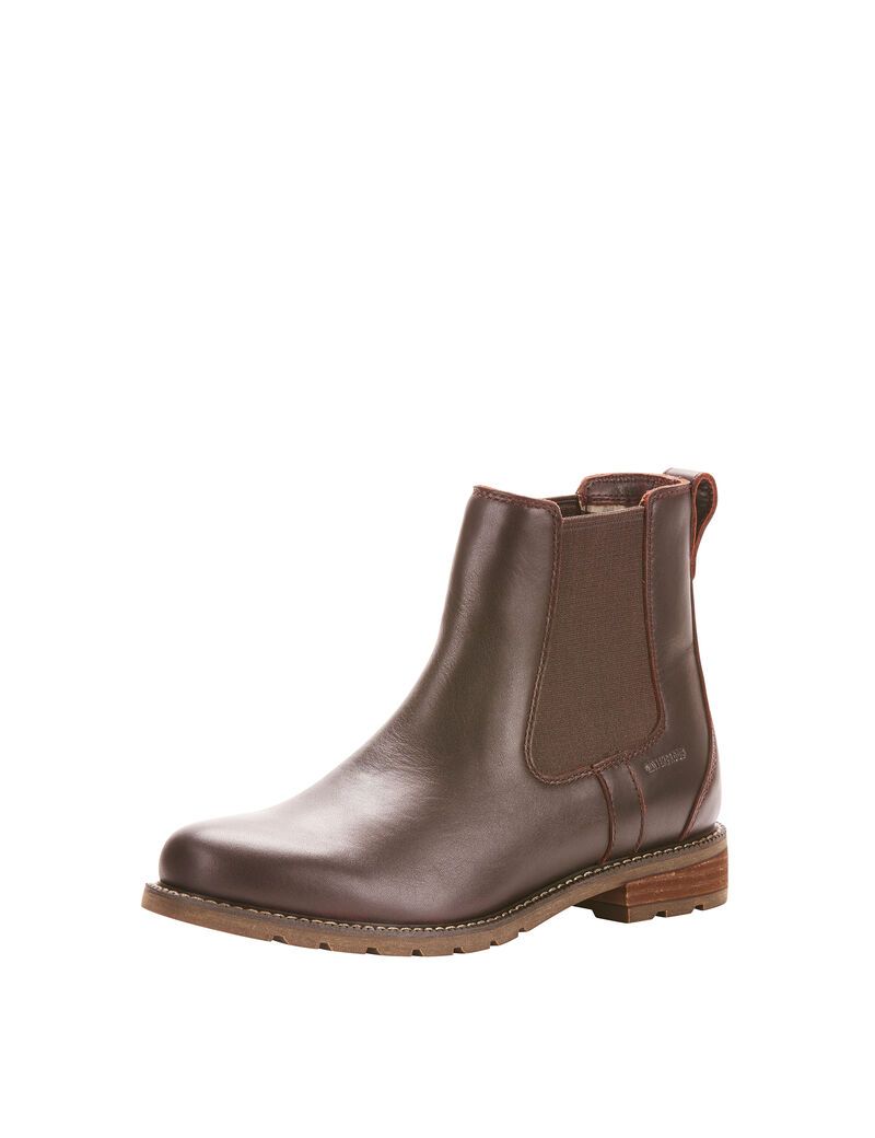 Bottines Ariat Wexford Imperméables Marron Foncé | YXJ-7201810