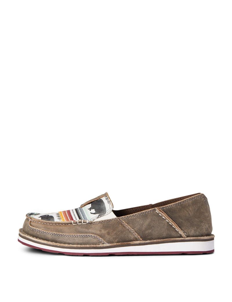 Baskets Ariat Cruiser Beige Grise Marron | DYC-9426588