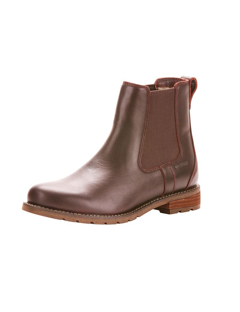 Bottines Ariat Wexford Imperméables Marron Foncé | YXJ-7201810