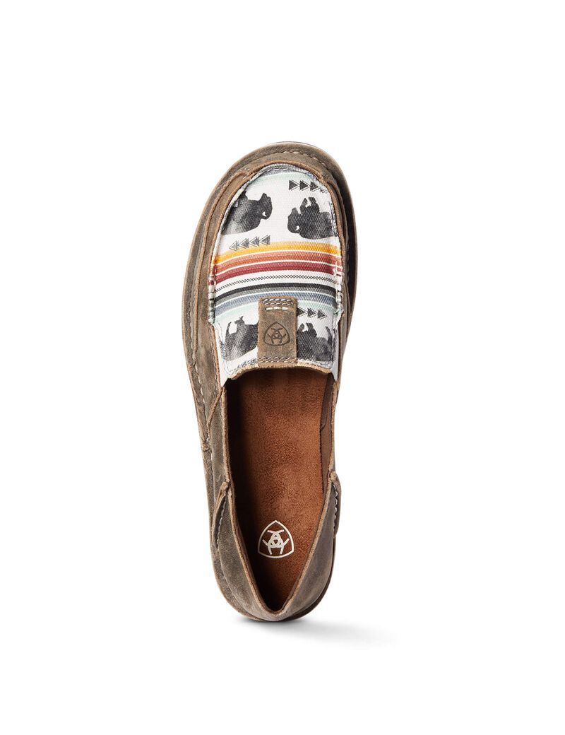 Baskets Ariat Cruiser Beige Grise Marron | DYC-9426588