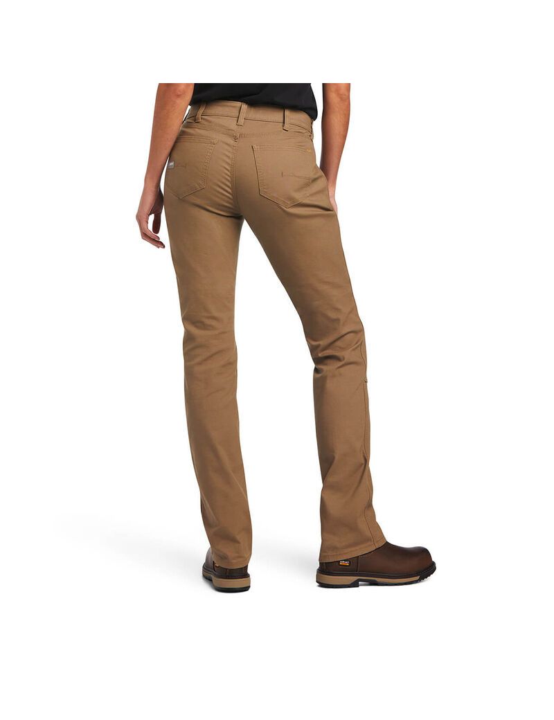 Vêtements De Travail Ariat Rebar DuraStretch Made Tough Double Front Pants Kaki | GUU-1551009