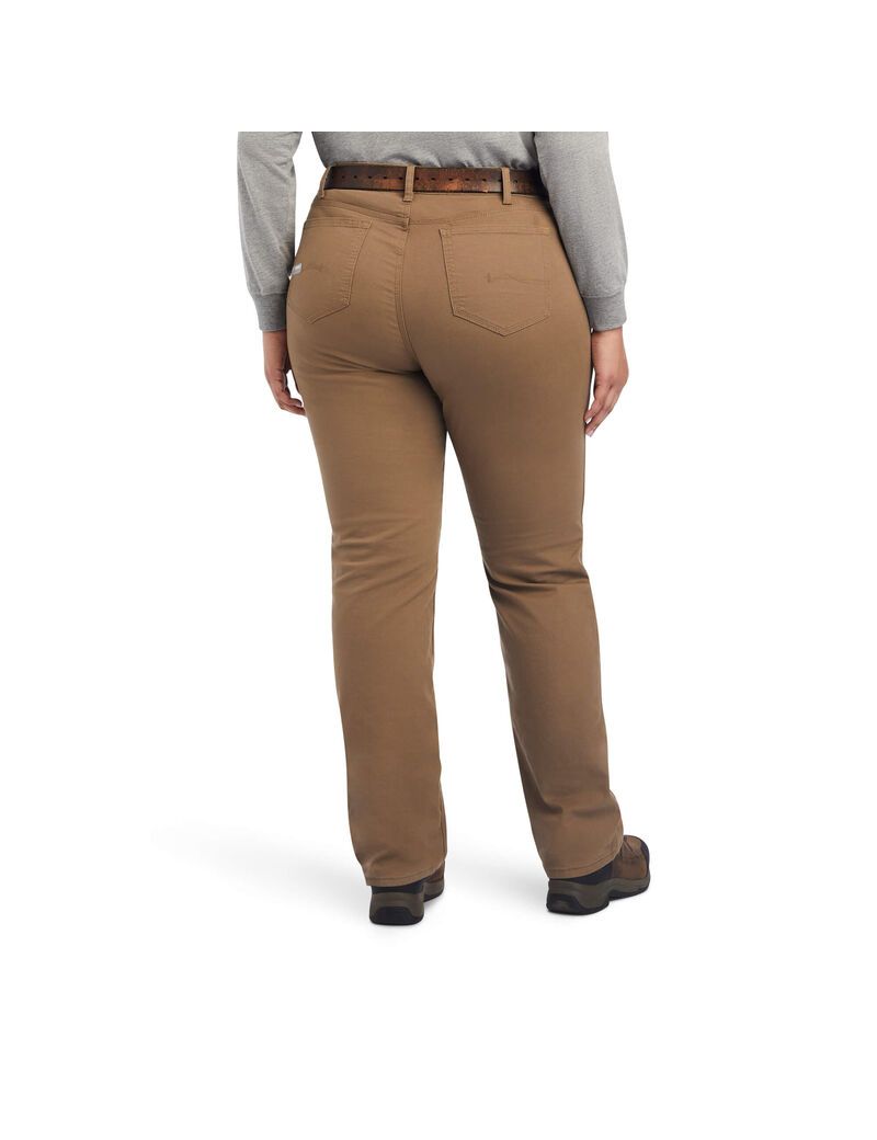 Vêtements De Travail Ariat Rebar DuraStretch Made Tough Double Front Pants Kaki | GUU-1551009