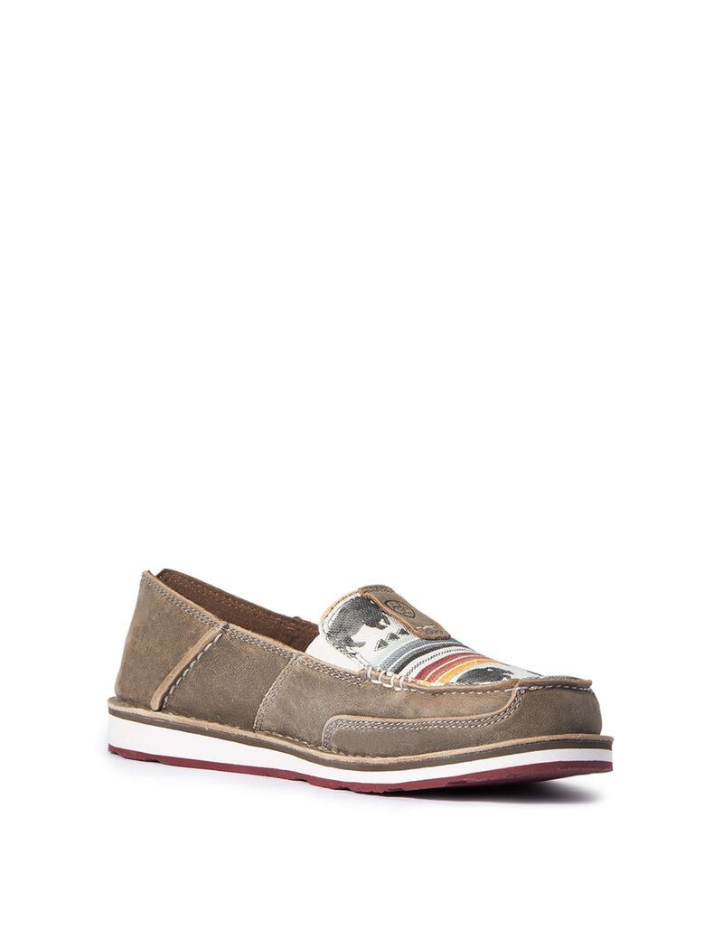 Baskets Ariat Cruiser Beige Grise Marron | DYC-9426588