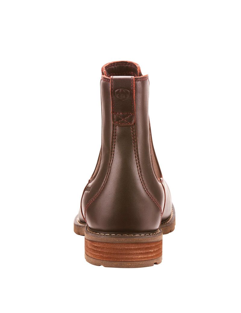 Bottines Ariat Wexford Imperméables Marron Foncé | YXJ-7201810