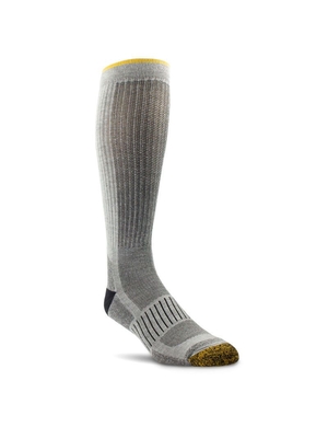 Chaussettes Ariat High Performance Mid Calf Tek Travail 2PCS Grise | OVJ-2468494