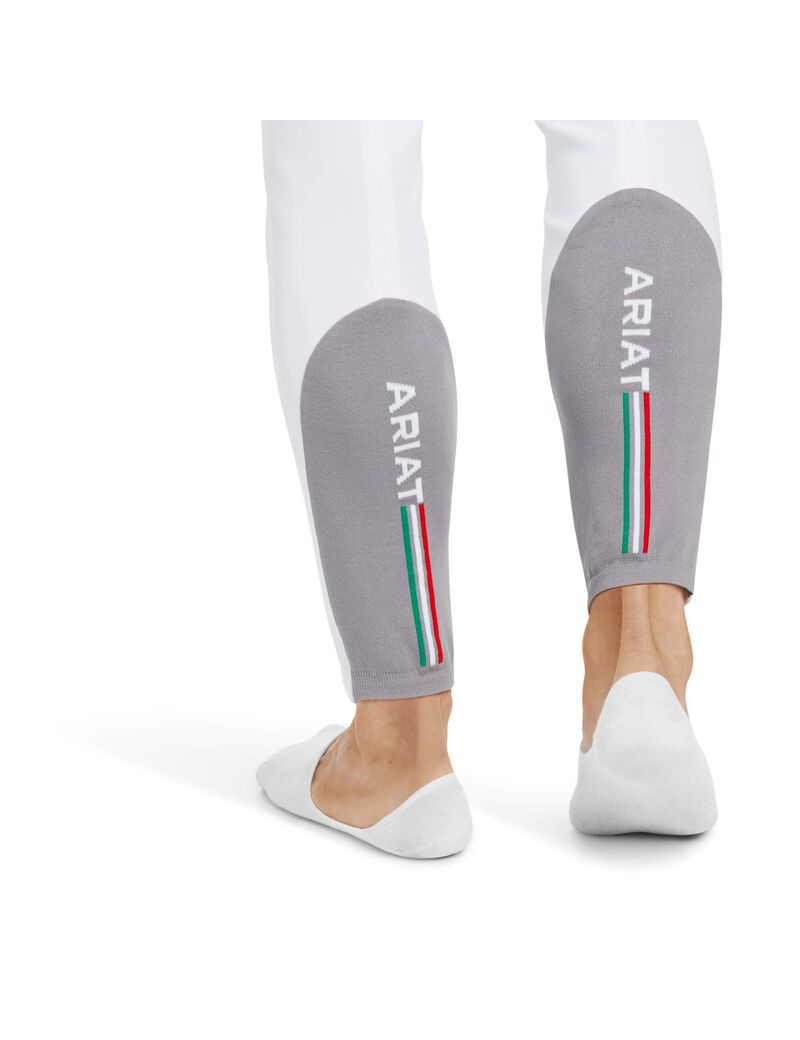 Pantalon Ariat Speranza Knee Patch Breech Blanche | VWF-3297518