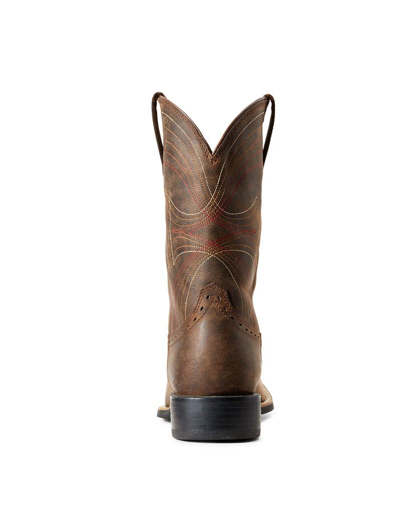 Bottes Western Ariat Sport Larges Square Embout Marron | ZUU-1453290