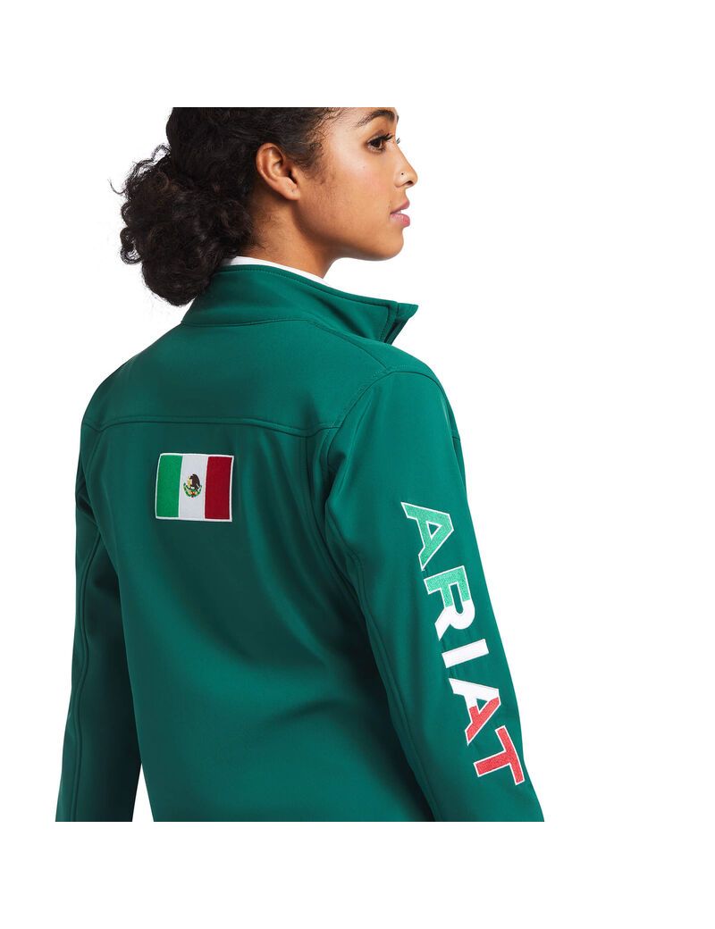 Vestes Ariat Classiche Team Softshell MEXICO Multicolore | XWF-6700479